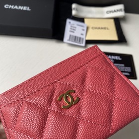 CHANEL Классический кожаный кошелек, модель 31510 Материал с мелк