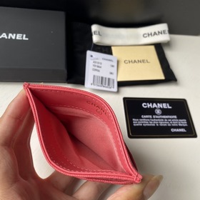 CHANEL Классический кожаный кошелек, модель 31510 Материал с мелк