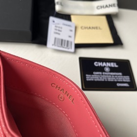 CHANEL Классический кожаный кошелек, модель 31510 Материал с мелк
