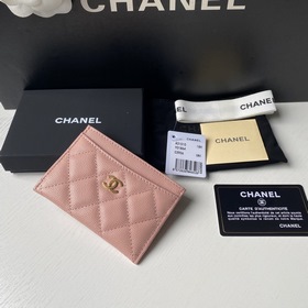 CHANEL Классический кожаный кошелек, модель 31510 Материал с мелк