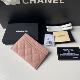 CHANEL Классический кожаный кошелек, модель 31510 Материал с мелк