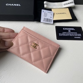 CHANEL Классический кожаный кошелек, модель 31510 Материал с мелк