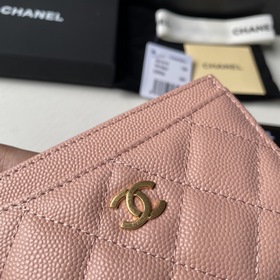 CHANEL Классический кожаный кошелек, модель 31510 Материал с мелк