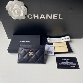 CHANEL Классический кожаный кошелек, модель 31510 Маленькие зерни