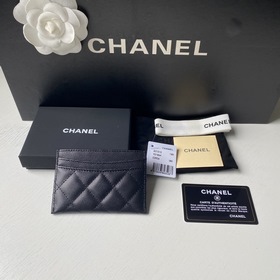 CHANEL Классический кожаный кошелек, модель 31510 Маленькие зерни