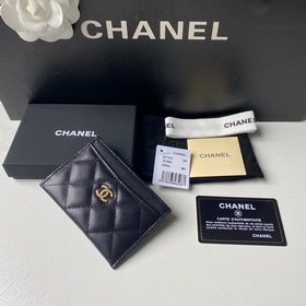 CHANEL Классический кожаный кошелек, модель 31510 Маленькие зерни