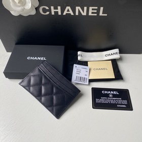 CHANEL Классический кожаный кошелек, модель 31510 Маленькие зерни