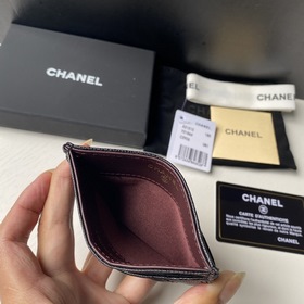 CHANEL Классический кожаный кошелек, модель 31510 Маленькие зерни