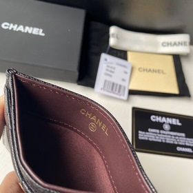 CHANEL Классический кожаный кошелек, модель 31510 Маленькие зерни