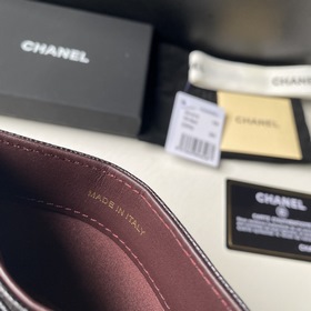 CHANEL Классический кожаный кошелек, модель 31510 Маленькие зерни