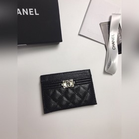Chanel Кожаный кошелек из кожи с узором «икра» Модель № 84431 (зо