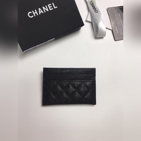 Chanel Кожаный кошелек из кожи с узором «икра» Модель № 84431 (зо