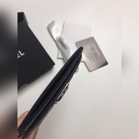 Chanel Кожаный кошелек из кожи с узором «икра» Модель № 84431 (зо