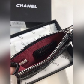 Chanel Кожаный кошелек из кожи с узором «икра» Модель № 50084 (зо