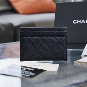 Chanel осенне-зимний кошелек Размер： 7,5/11/0,5 см