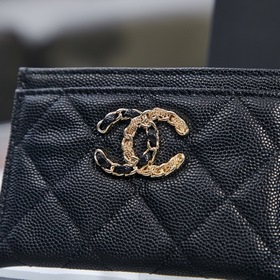 Chanel осенне-зимний кошелек Размер： 7,5/11/0,5 см
