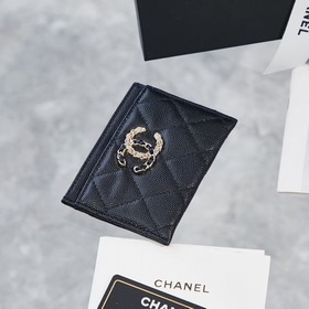 Chanel осенне-зимний кошелек Размер： 7,5/11/0,5 см