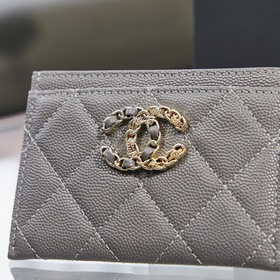 Chanel осенне-зимний кошелек Размер： 7,5/11/0,5 см