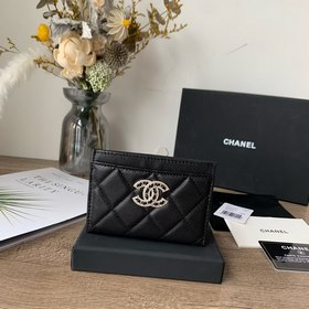 CHANEL Классическая черная сумка с ремешком и стразами Двойная бу