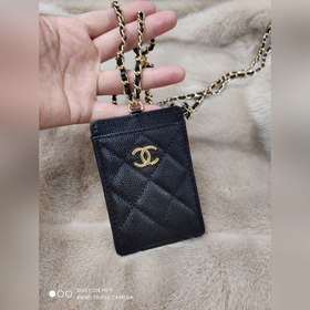 Карман для карт Chanel Классический ромбовидный дизайн Карман дл