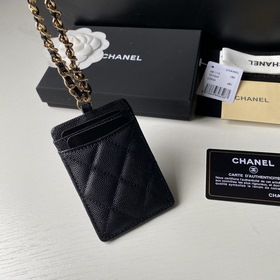 CHANEL Карточка для работы, модель A81110 Размеры： 10,5 x 7 x 0,