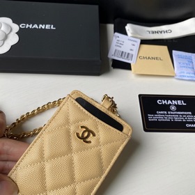 CHANEL Карточка для работы, модель A81110 Размеры： 10,5 x 7 x 0,5