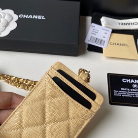 CHANEL Карточка для работы, модель A81110 Размеры： 10,5 x 7 x 0,5