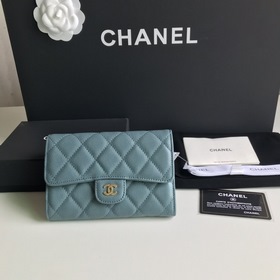 CHANEL Модель A84341 Средний кошелек с тремя отделениями Высокок