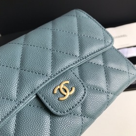 CHANEL Модель A84341 Средний кошелек с тремя отделениями Высокок