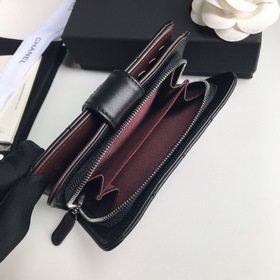 CHANEL, модель A48667, короткий кошелек Высококачественная кожа 