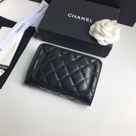 CHANEL, модель A48667, короткий кошелек, кожа высшего качества, м