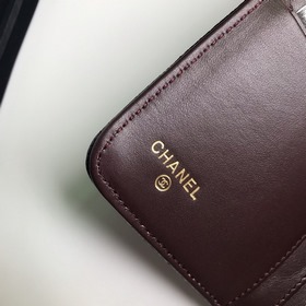 CHANEL Модель A48667 Короткий кошелек Высококачественная кожа и 