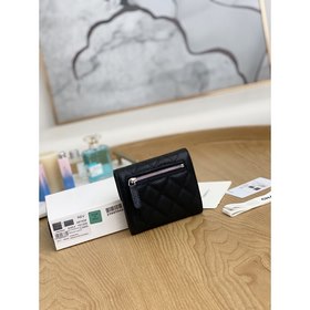 Короткий кошелек Chanel, модель 049300 Нежный и гладкий материал,