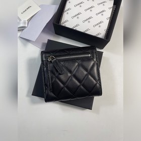 Chanel Кожаный кошелек из овечьей кожи, модель № 50086 (золотая з