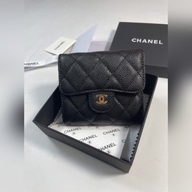 Chanel Кожаный кошелек из кожи с узором «икра» Модель № 50086 (зо