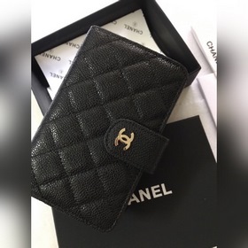 Chanel Кожаный кошелек из кожи с узором «икра» Модель № 50073 (зо