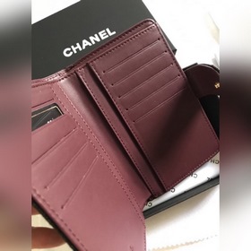 Chanel Кожаный кошелек из кожи с узором «икра» Модель № 50073 (зо