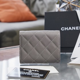 Chanel осенне-зимний кошелек с тремя складками Размер： 9,5/10/2,5