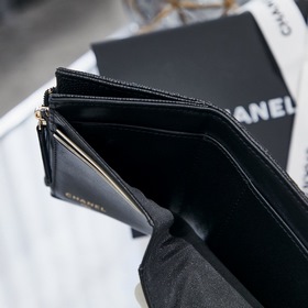 Chanel осенне-зимний кошелек с тремя складками Размер： 9,5/10/2,5