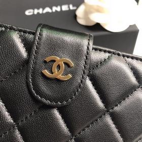 CHANEL Модель A48667 Складной кошелек на молнии Высококачественна