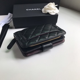 CHANEL Модель A48667 Складной кошелек на молнии Высококачественна
