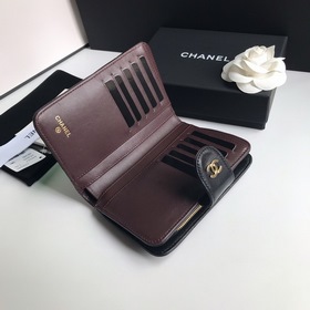 CHANEL Модель A48667 Складной кошелек на молнии Высококачественна