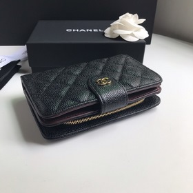 CHANEL Модель A48667 Складной кошелек на молнии Высококачественн