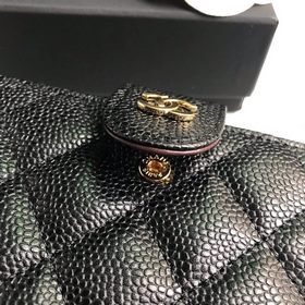 CHANEL Модель A48667 Складной кошелек на молнии Высококачественн