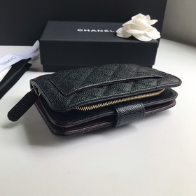 CHANEL Модель A48667 Складной кошелек на молнии Высококачественн