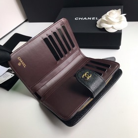 CHANEL Модель A48667 Складной кошелек на молнии Высококачественн