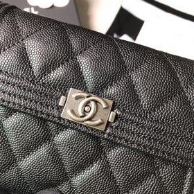 CHANEL leboy средний кошелек с тремя складками, модель A84302 Че