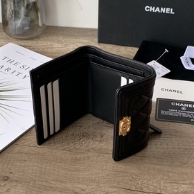 CHANEL Кошелек с двойной застежкой виде буквы C, артикул A80734 Э