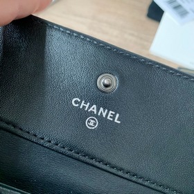 CHANEL трехслойный кошелек с карманом для купюр, модель A80734 Эт