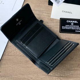 CHANEL трехслойный кошелек с карманом для купюр, модель A80734 Эт